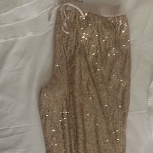 Vicortia's Secret Gold Joggers